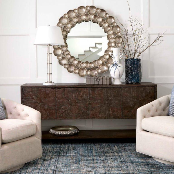 Alta Console Table Designed by J Kent Martin | Cerused Walnut