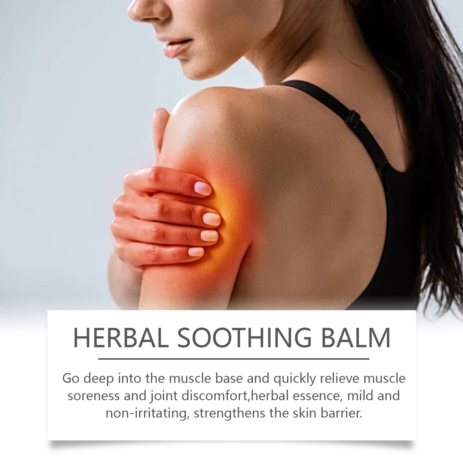 Body Care Herbal Cream, Relieve Shoulder And Neck Joint Muscle Soreness Discomfort Body Massage Cream