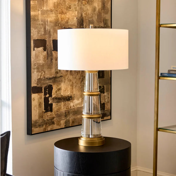 Bellamy Table Lamp Designed by J. Kent Martin | Crystal