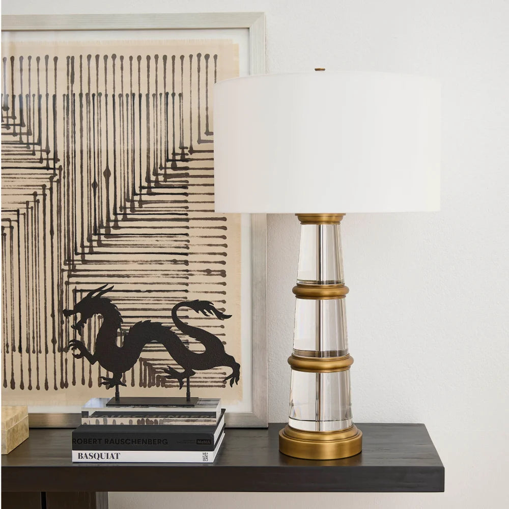Bellamy Table Lamp Designed by J. Kent Martin | Crystal