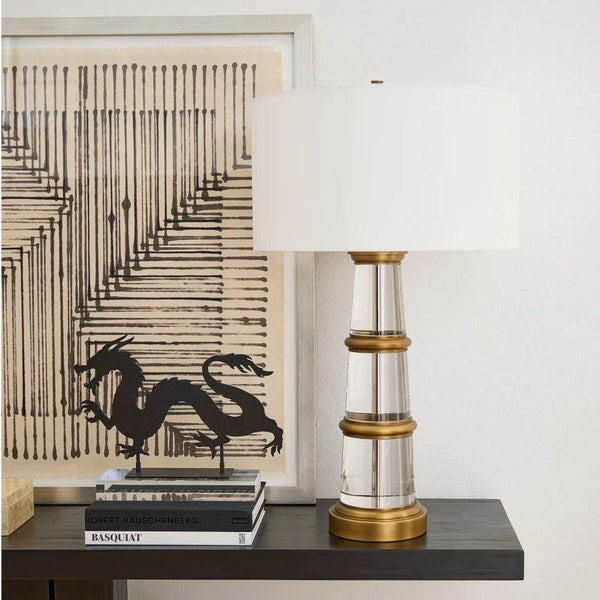Bellamy Table Lamp Designed by J. Kent Martin | Crystal - Gifts for You 'n Me