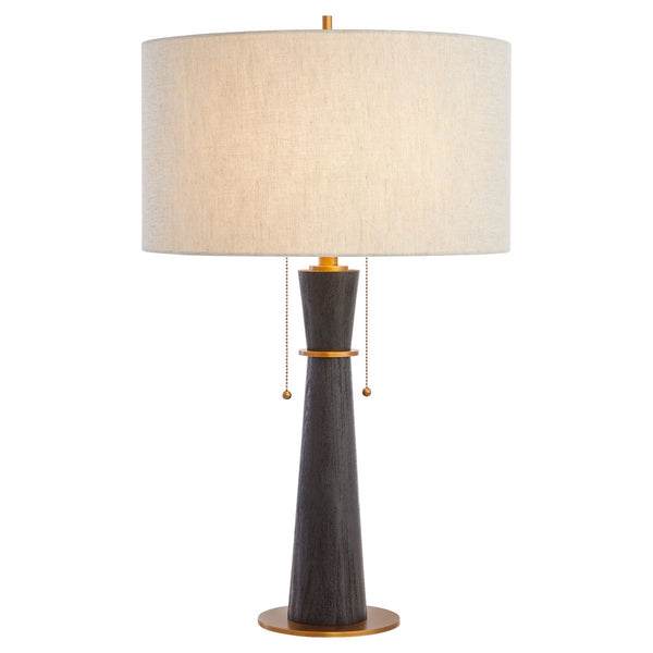 Wright Table Lamp Designed by J. Kent Martin | Black | Brass - Gifts for You 'n Me