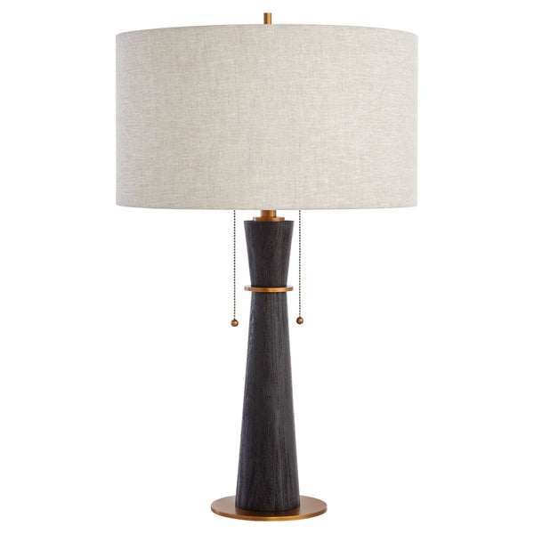 Wright Table Lamp Designed by J. Kent Martin | Black | Brass - Gifts for You 'n Me