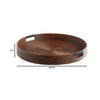 Papeete Round Tray Designed by J. Kent Martin | Brown