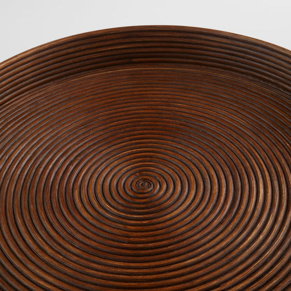Papeete Round Tray Designed by J. Kent Martin | Brown