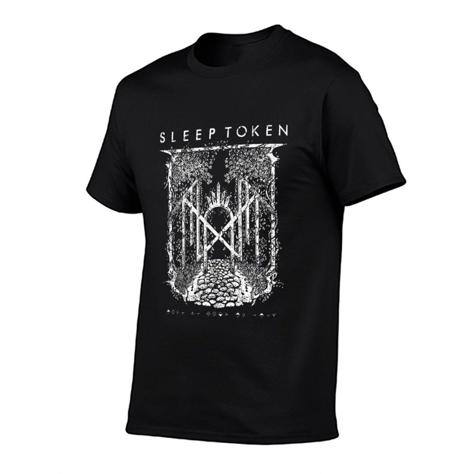 Raw Power Breaks Through The Roaring Silence - Original Sleep Token Music Merchandise  Ribbed Collar T-Shirt