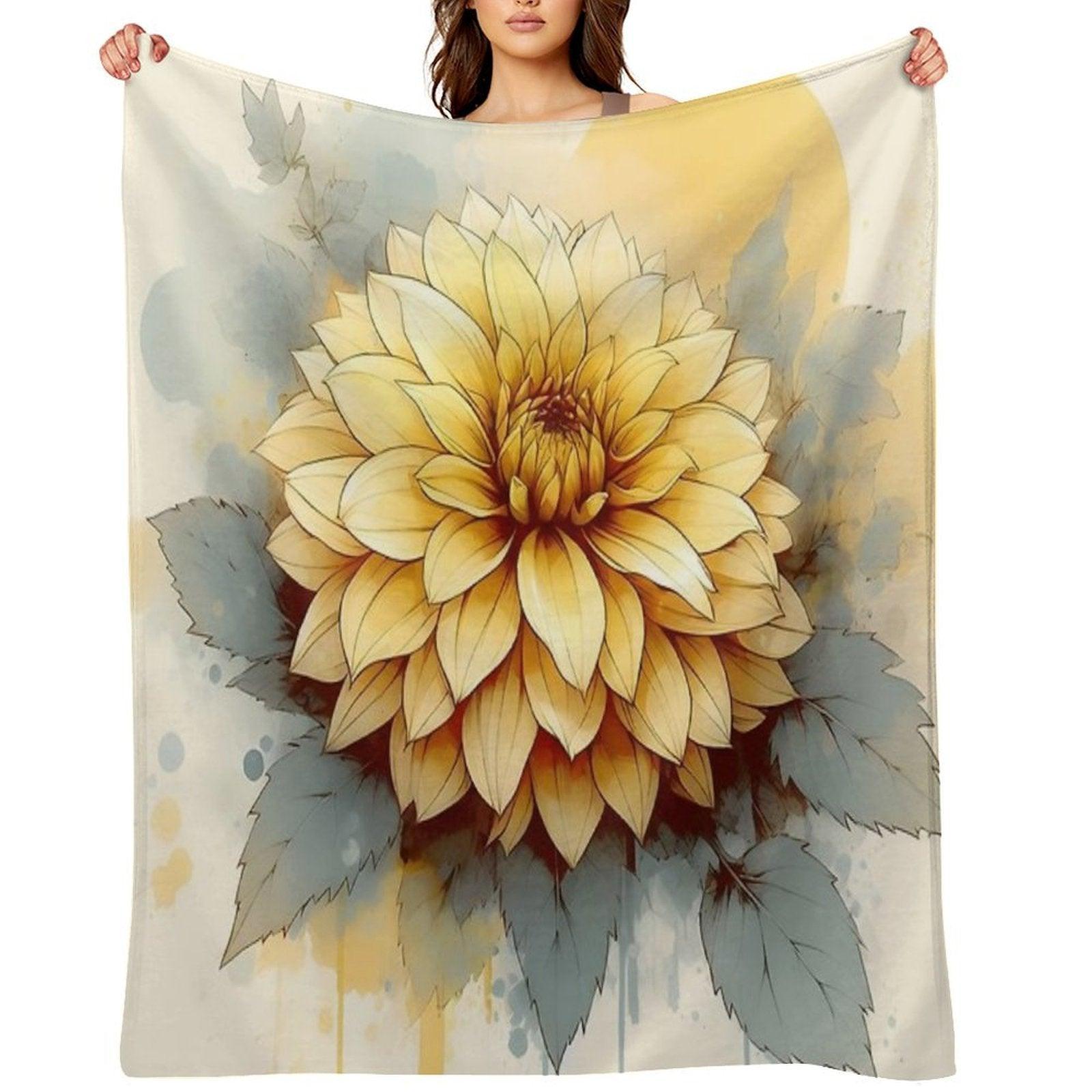 Dahlia Throw Blanket