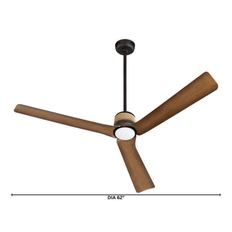 62″Zonda Ceiling Fan | Oiled Bronze