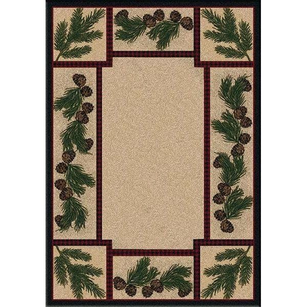 Pinecones and Branches Area Rug Collection - Gifts for You 'n Me