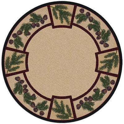 Pinecones and Branches Area Rug Collection