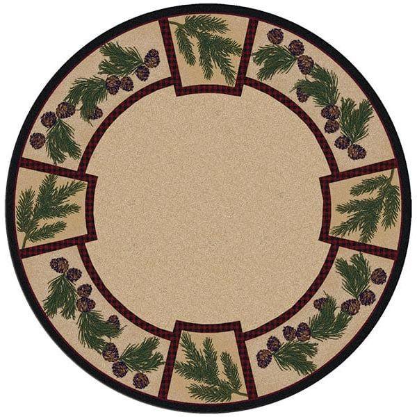 Pinecones and Branches Area Rug Collection - Gifts for You 'n Me