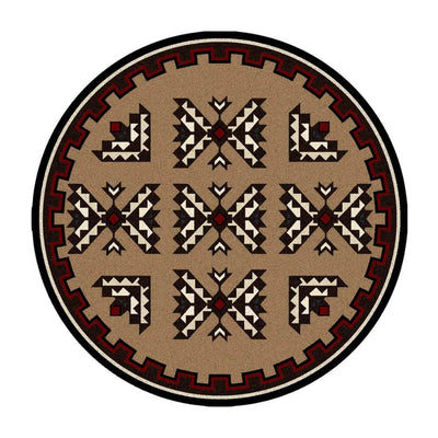 Broken Arrow Brown Rug