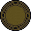 Bear Plaid Green Area Rug