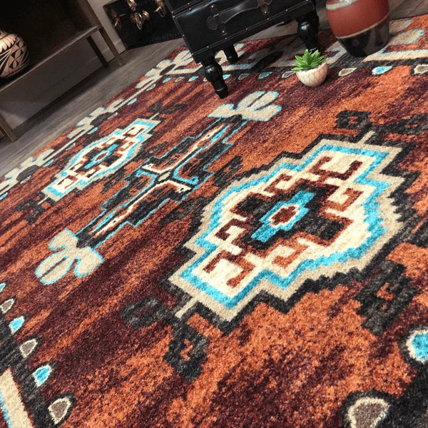 Dakota Rust Rug - Gifts for You 'n Me