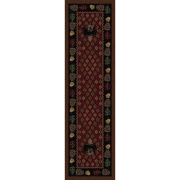 Bear Ridge Red Area Rug - Gifts for You 'n Me