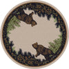 Bear Duo 8' Round Area Rug