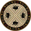 Bear Ridge Natural 8' Round Area Rug