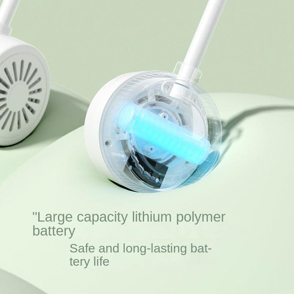 Foldable Neck Fan Portable Silent USB Charging Outdoor Sports Turbine Bladeless Mini Neck Fan