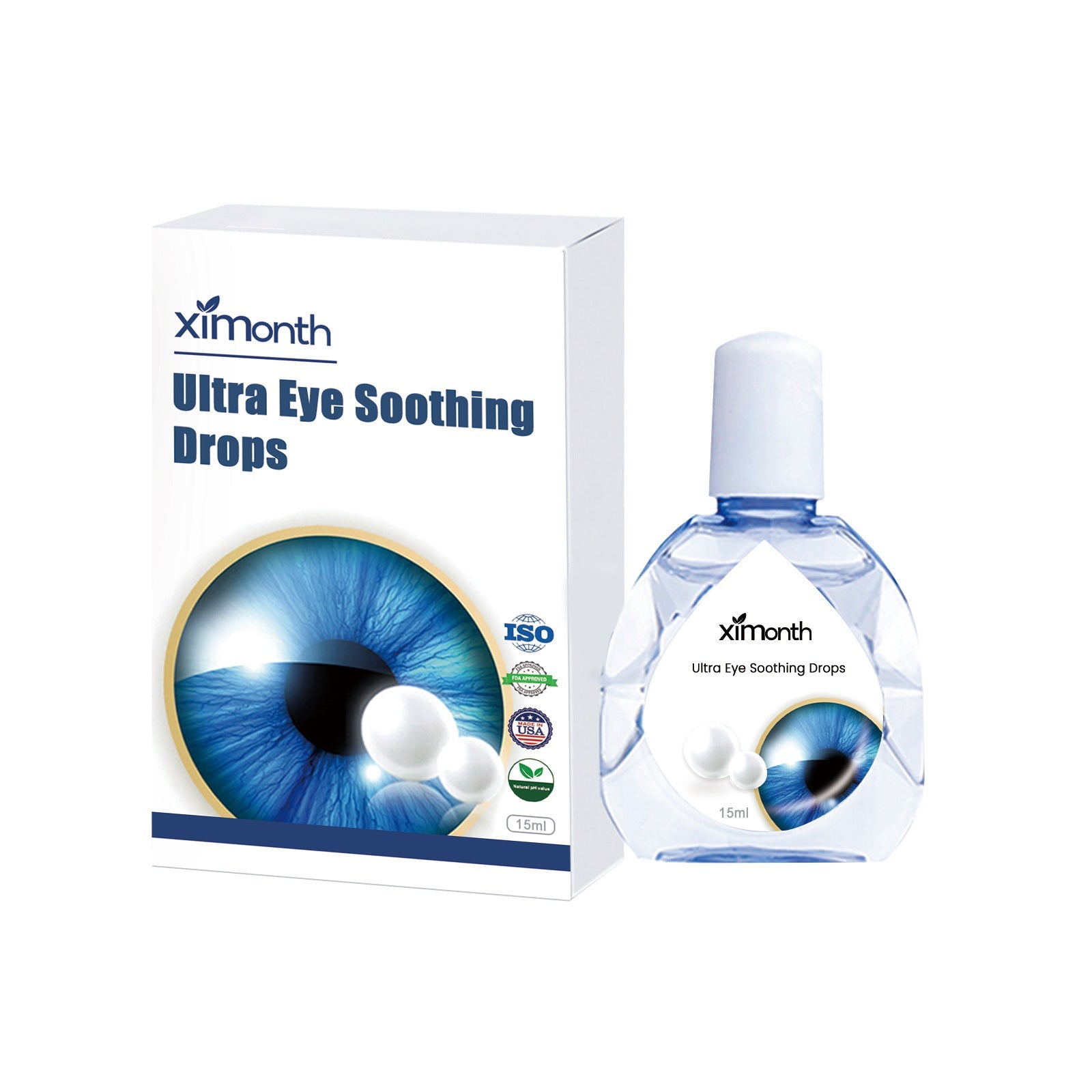 Ultra Eye Soothing Drops, Relief Red Eye Dry Eye Blurred Eye Fatigue Eye Drops