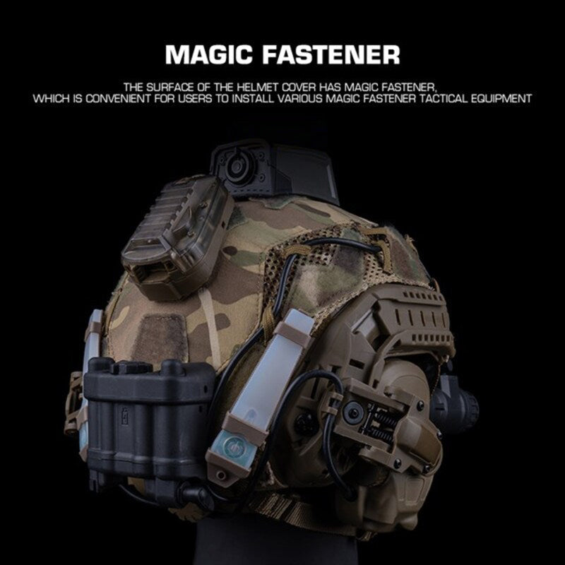 FAST SF Ultra-high Cut Camouflage Helmet Cover (Medium Size, M)