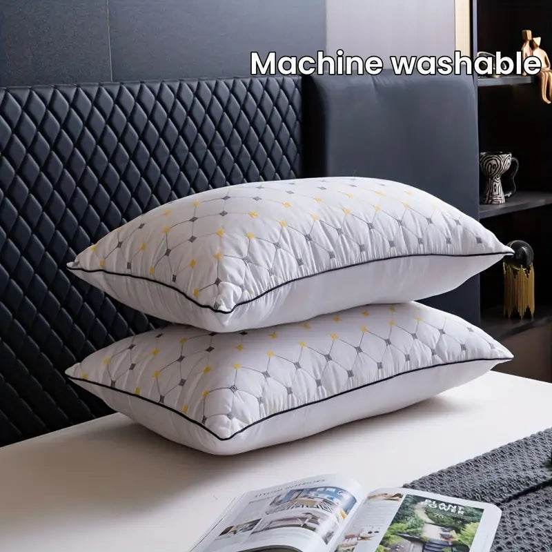 Orthopedic Hotel-Style Pillow for Neck Support and Cervical Spine Relief