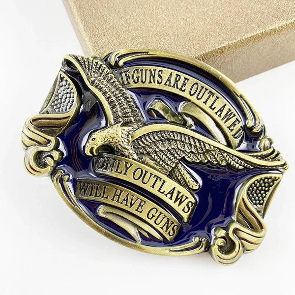 TOPACC Western Turquoise Belts - Eagle Belt Buckle - Gifts for You 'n Me