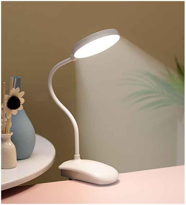 Bright LED Table Lamp Study Desk Reading Book Lamp Eye-care Bedside Bedroom Battery Desk Light For Student Office LED Stand Decorative Table Lamp Cute Study Lamps for Bedroom Décor