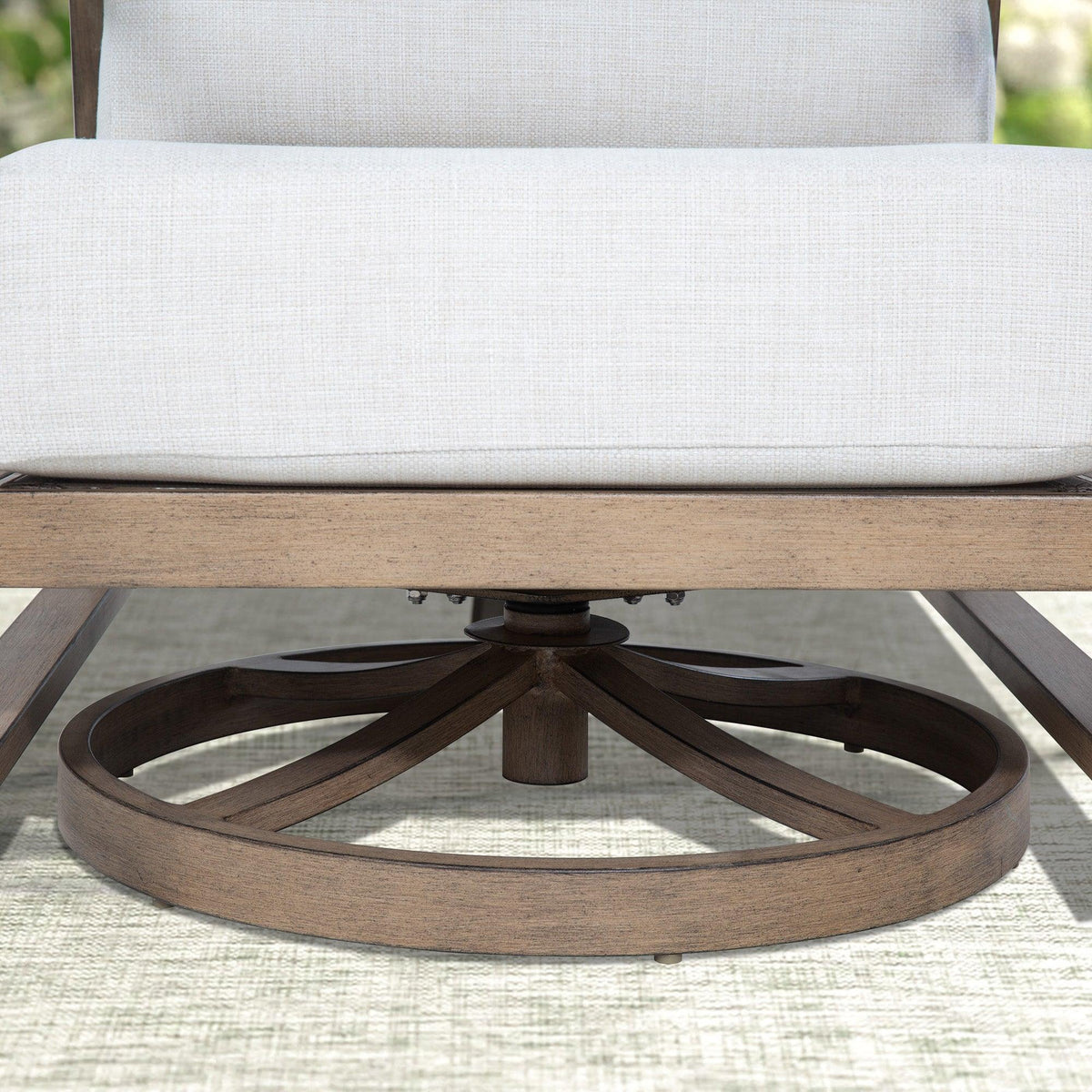 Hamarto 5 Pieces Aluminum Patio Bistro Set With Ottoman