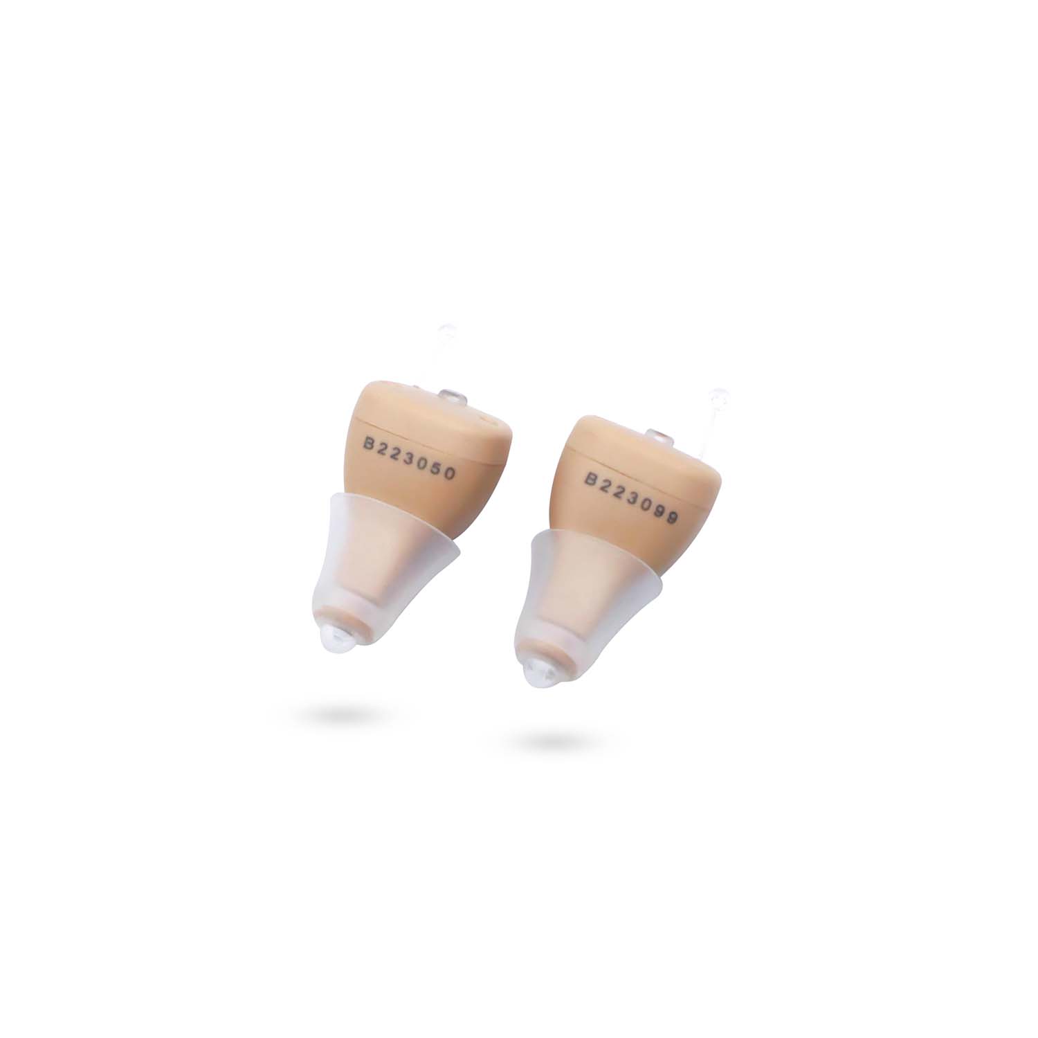 CHOSGO K419R Rechargeable Digital Mini CIC Hearing Aids | Invisible OTC FDA-Registered (Pair)
