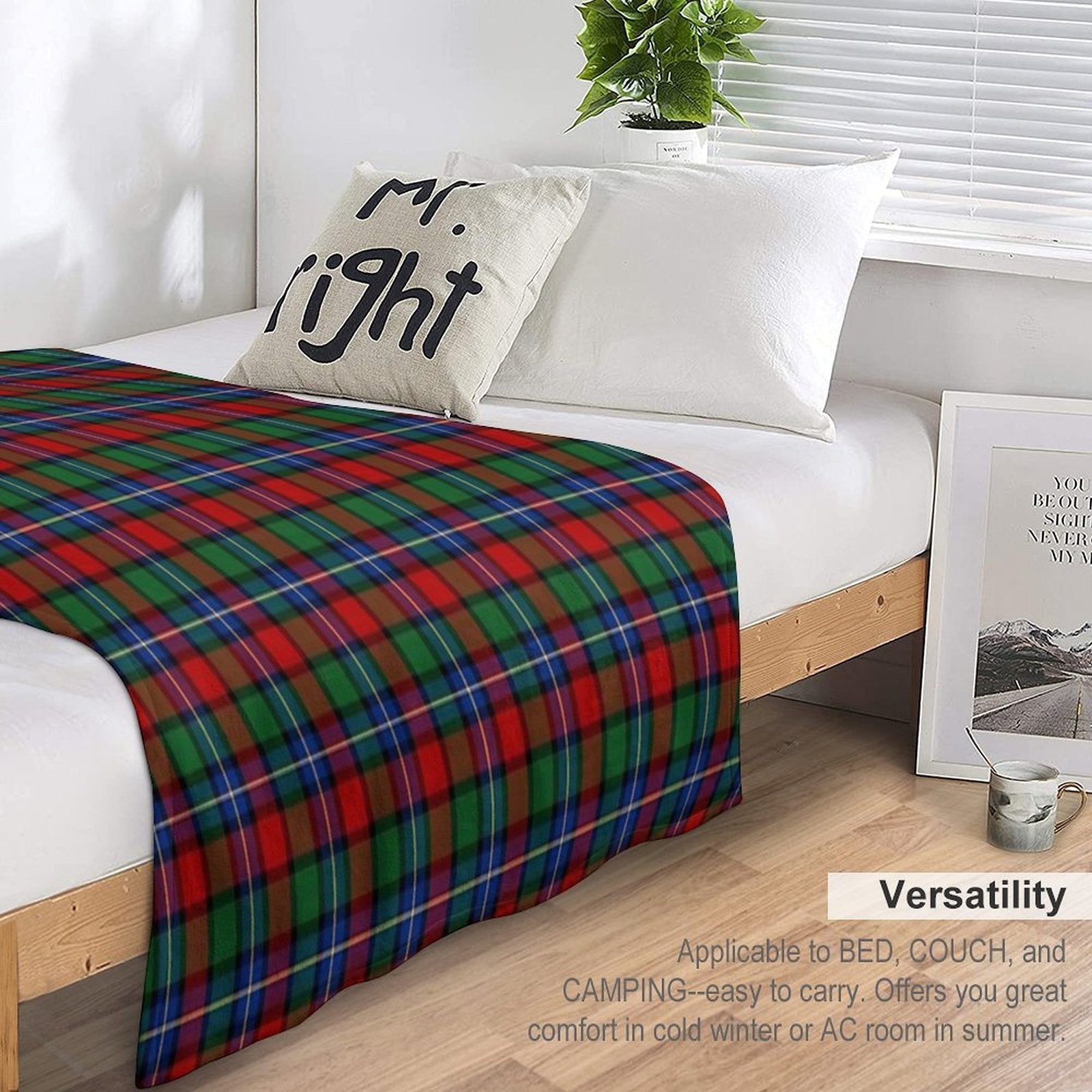 Clan Kilgour Tartan Compact Throw Blanket
