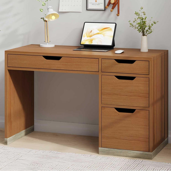Espresso Forty Eight Inch Desk For Small Home Office