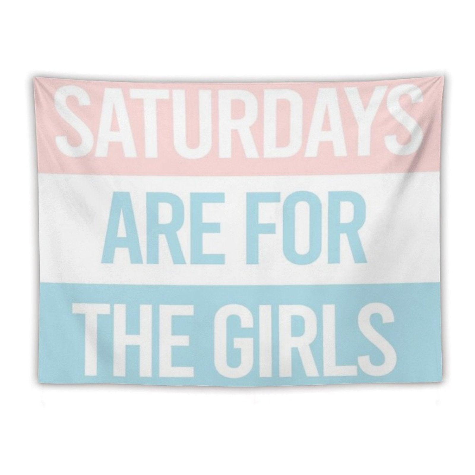 Pastel Saturdays Are for The Girls Tapestry