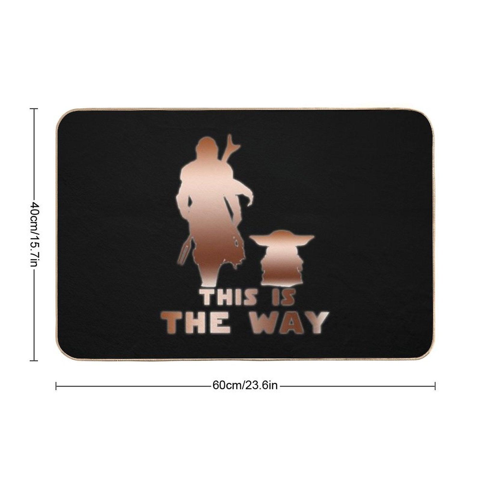 Mando (Variant) This Is The Way Bath Mat