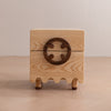 Nordic Modern Minimalist Solid Wood Ash Bedside Table Drawer Storage