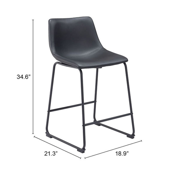 Smart Counter Stool in Black