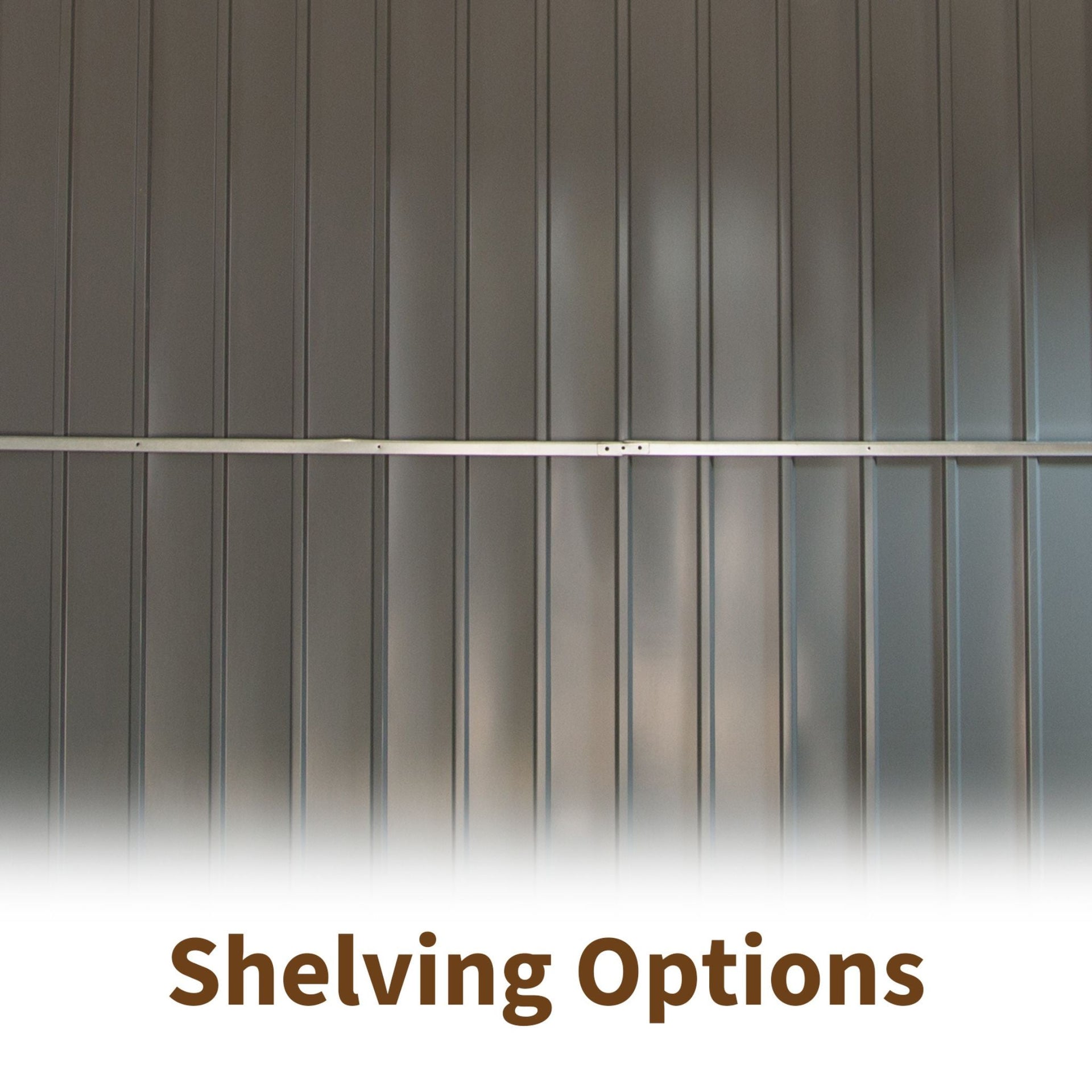 [11X12FT] Outdoor Backyard Storage Metal Shed With Galvanized Steel Frame, Windows, And Lockable Doors (SAK60167)