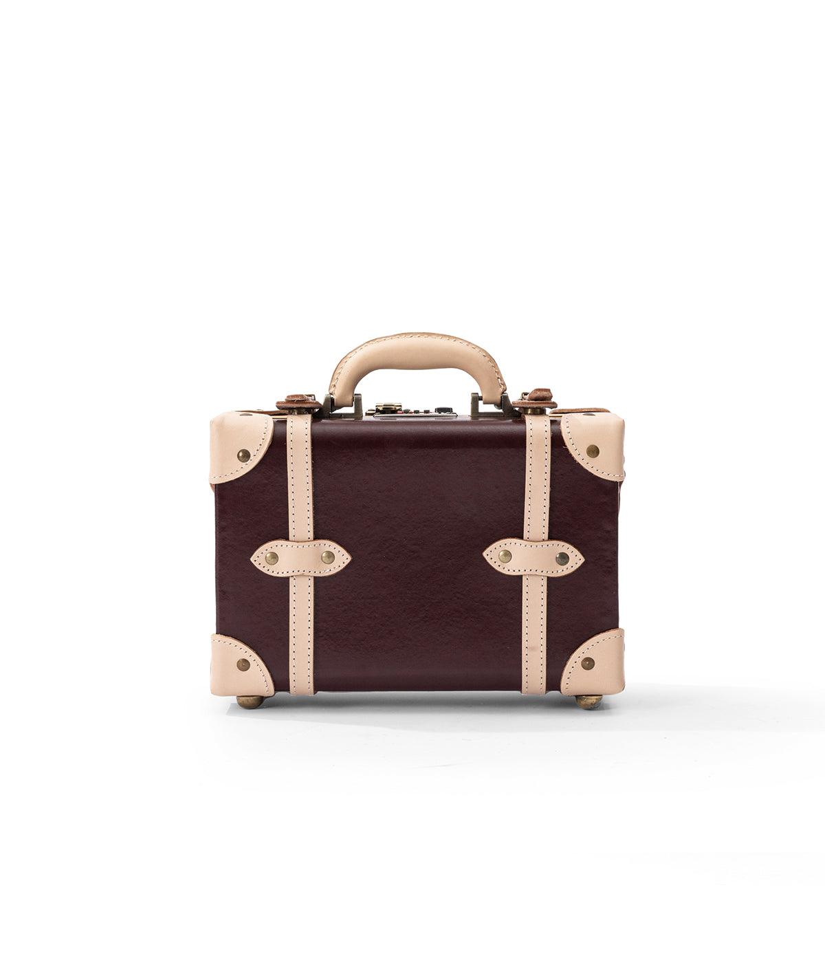 Aristocratic Leather Carry-on Set - Burgundy