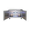 12.9 Cu.Ft 2-Door 48-Inch Commercial Stainless Steel Worktop Undercounter Refrigerator (SAK26049)