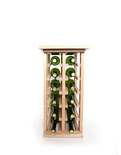 Wine Rack with Tabletop / Tasting Area for 12 standard Bottles