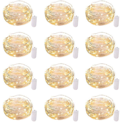 12-Pack: Led Fairy Lights Battery Operated String Lights