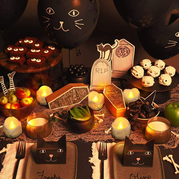 12-Pack: LED Timer Candle Decoration
