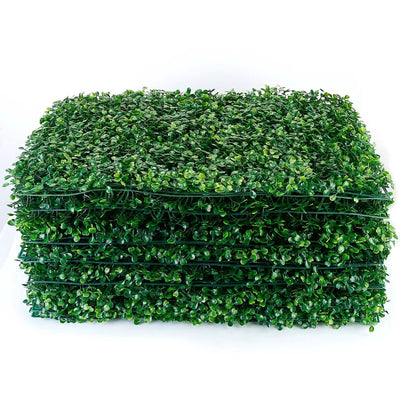 12-Piece: Artificial Boxwood Plant Grass