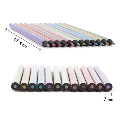 12-Piece: Metallic Colored Pencils