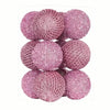 12-Piece Set:  Large Sparkling Glittering Sequins Foam Ball Ornaments