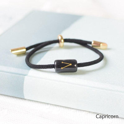 12 Zodiac Bracelet Charm Jewelry Adjustable Braided Rope Couple Bracelets Handmade Navy String Bracelet With Metal Knot Men Women Braided Bracelets Gifts