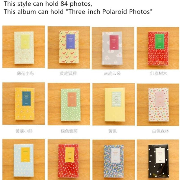 120 Pockets Mini Film Album Photo Storage Case Fashion Home Family 1 piece Friends Saving Memory Souvenir Scrapbook Albums Gifts For Loved Ones