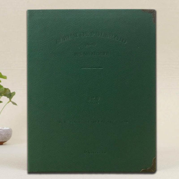 120 Pockets PU Leather Photo Album for 3 inch Instant Polaroid Mini DIY Photo Albums Birthday Gift Family Scrapbook Albums Family Anniversary Gift For Couple