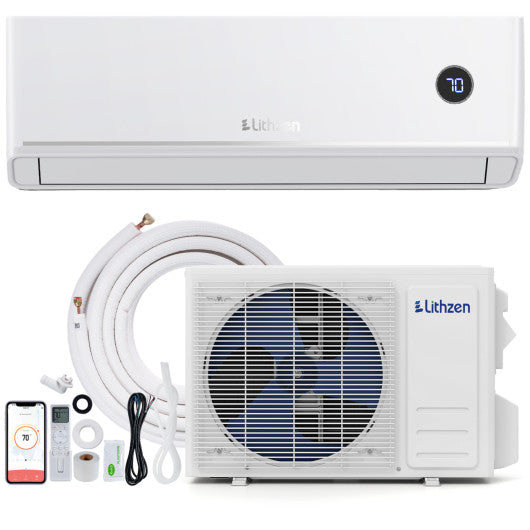 12000 BTU 18.1 SEER2 208/230V Mini Split Air Conditioner Works with Alexa