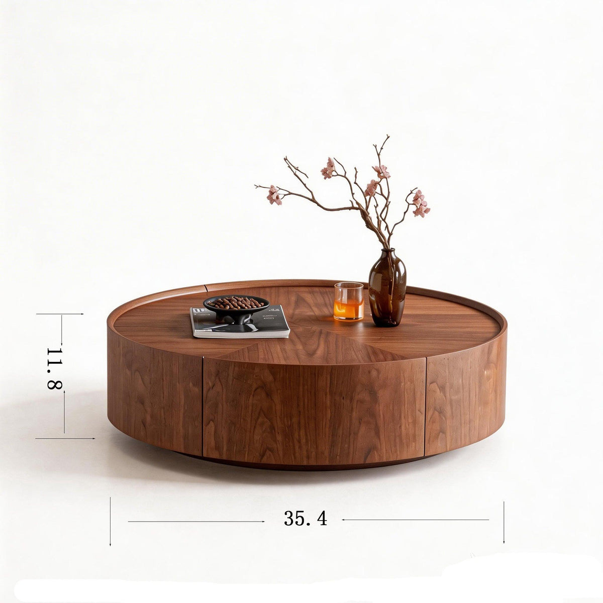 Aspen Ring Walnut Coffee Table