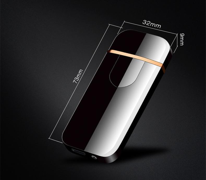 Modern Touch Electric lighter Plasma Lighters Dual arc Lighter USB lighters Flameless Rechargeable Lighter Windproof Lighter Electric lighters for  Men Gift Gadgets Accessories
